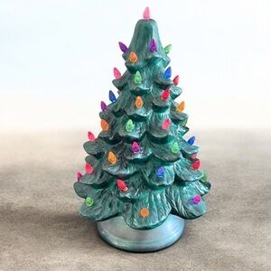 Colorful Holiday Tree with colorful electric Lights